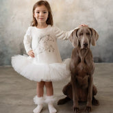 DAGA Horse Racing Tulle Dress